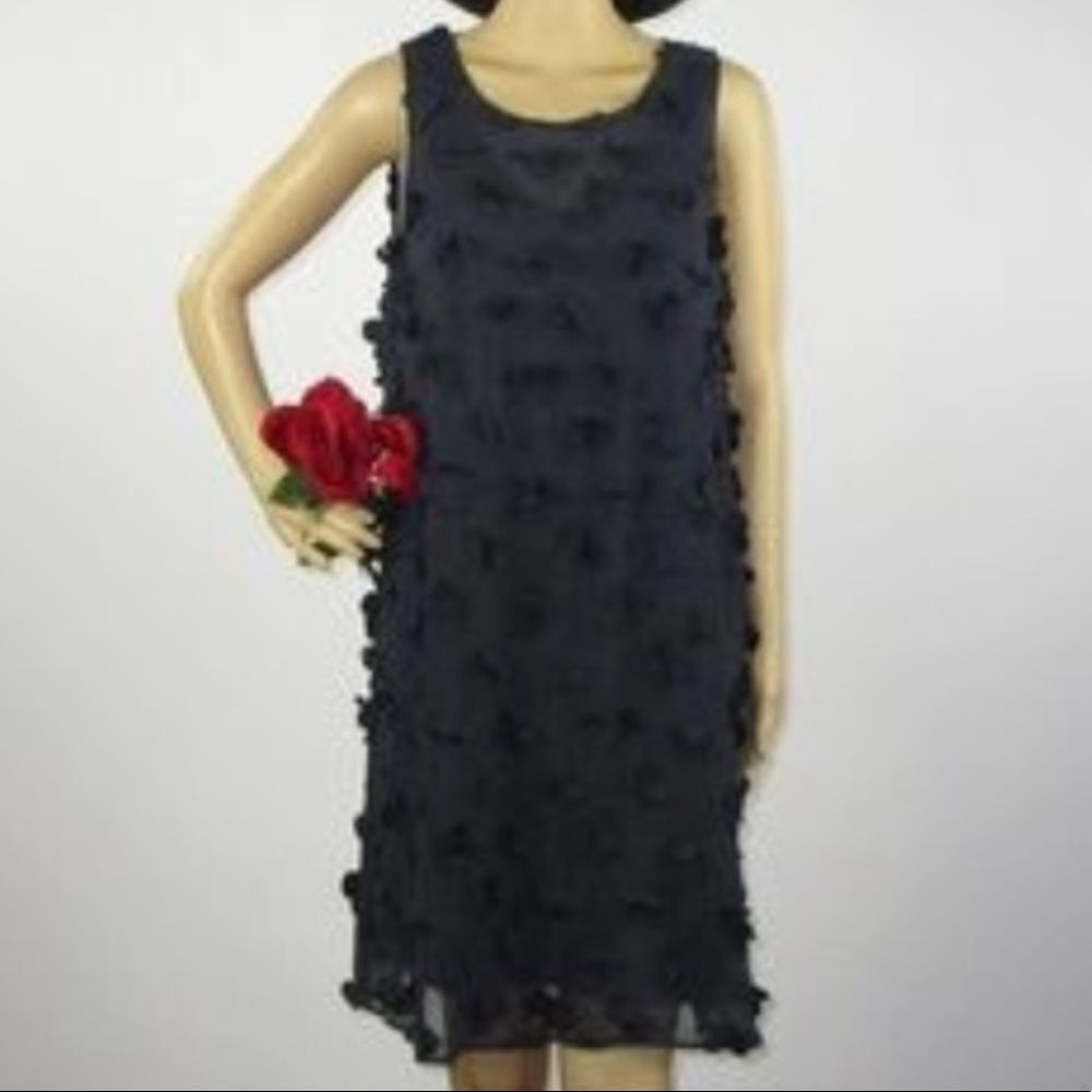 Nic & Zoe Floral Applique Dress